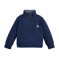 Mud Pie Golf Quarter Zip Navy