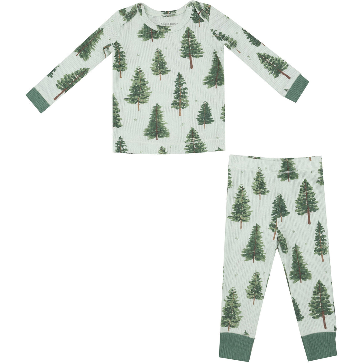 Angel Dear Forest Trees Long Sleeve Loungewear Set