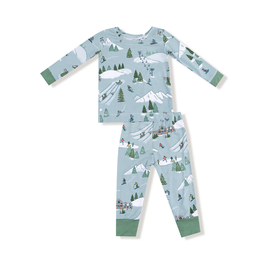 Angel Dear  Long Sleeve Loungewear Set II Winter Fun Skiers