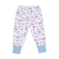 Angel Dear Football Check Long Sleeve Loungewear Set