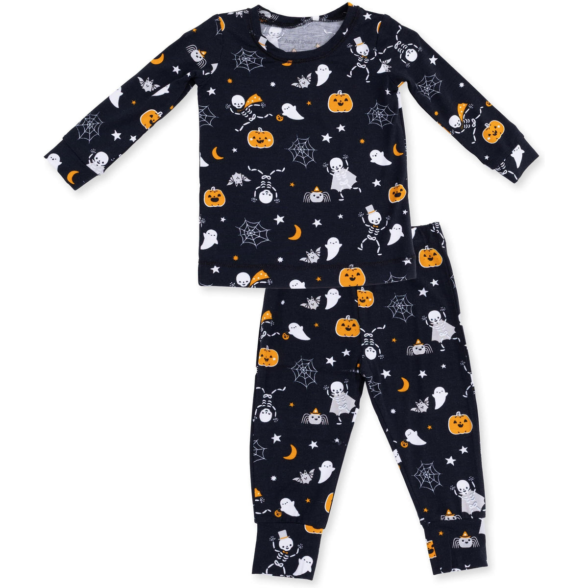 Angel Dear Halloween Skeleton Buddies Glow in the Dark Long Sleeve Loungewear Set