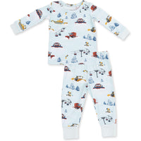 Angel Dear Snow Cats Long Sleeve Loungewear Set