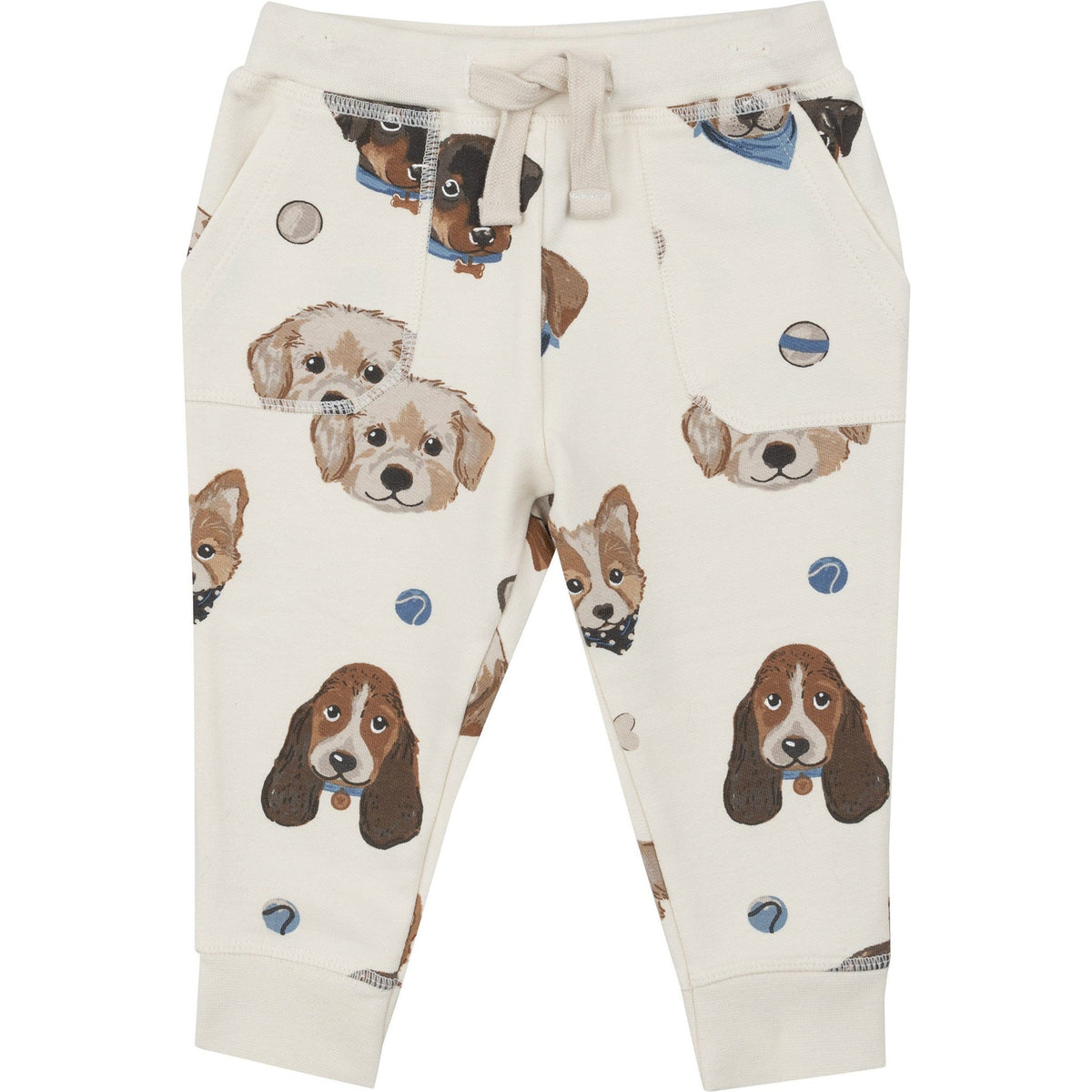 Angel Dear French Terry Pretty Puppy Faces Hoodie + Jogger