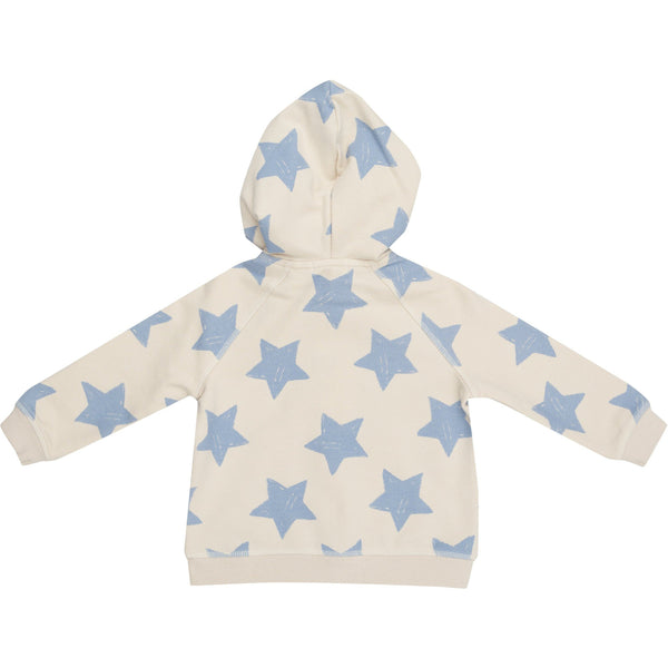 Angel Dear French Terry Sketchy Stars Blue Hoodie And Jogger