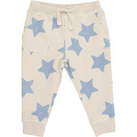 Angel Dear French Terry Sketchy Stars Blue Hoodie And Jogger