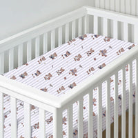 Angel Dear Mixed Sports Bears Crib Sheet