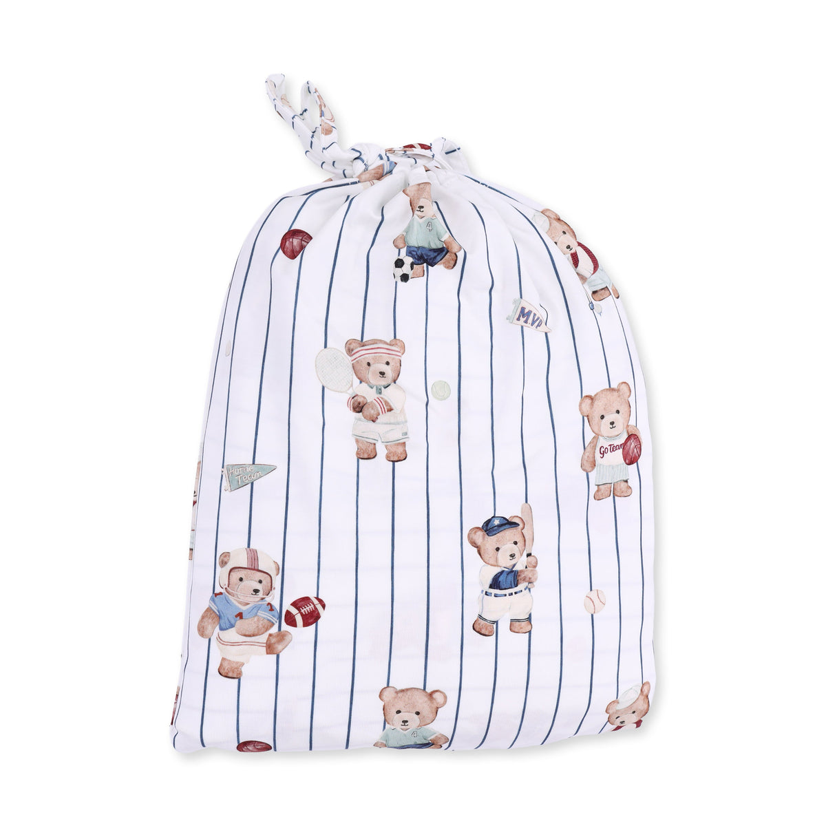 Angel Dear Mixed Sports Bears Crib Sheet