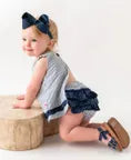 Ruffle Butts Woven Ruffle Swing Top and Bloomer Set