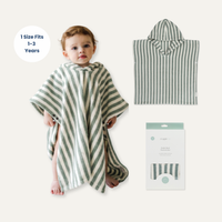 Snuggle Me Organic - Poncho Towel | Slate