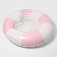 Sunnylife - Luxe Tube Pool Ring Stole My Heart Pink Stripe