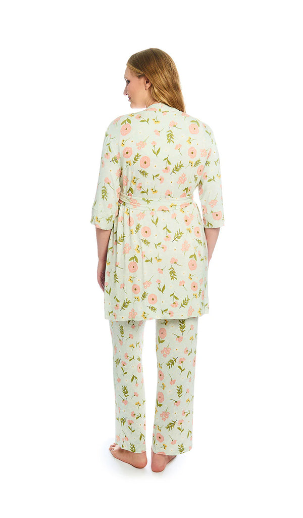 Everly Grey Analise 5-Piece PJ Set- Carnation