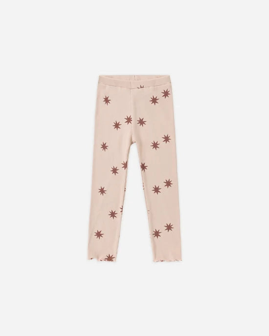 Rylee + Cru Coast Ribbed Legging- Clay Star