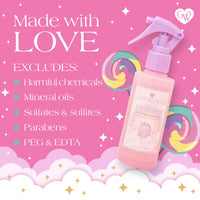 Glimmer Wish - Unicorn Hair Detangling Mist | Detangler Spray, Perfect Gift