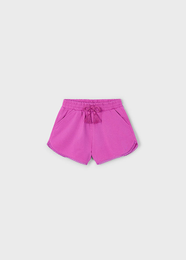 Mayoral Girls Sports Shorts- Orchid