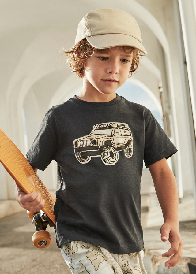 Mayoral Charcoal Jeep T-Shirt