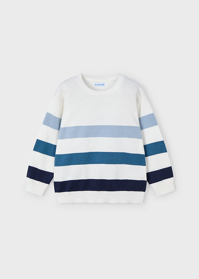 Mayoral Blue Striped Sweater