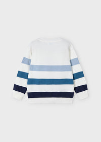 Mayoral Blue Striped Sweater