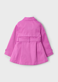 Mayoral Girls Pink Trench Coat