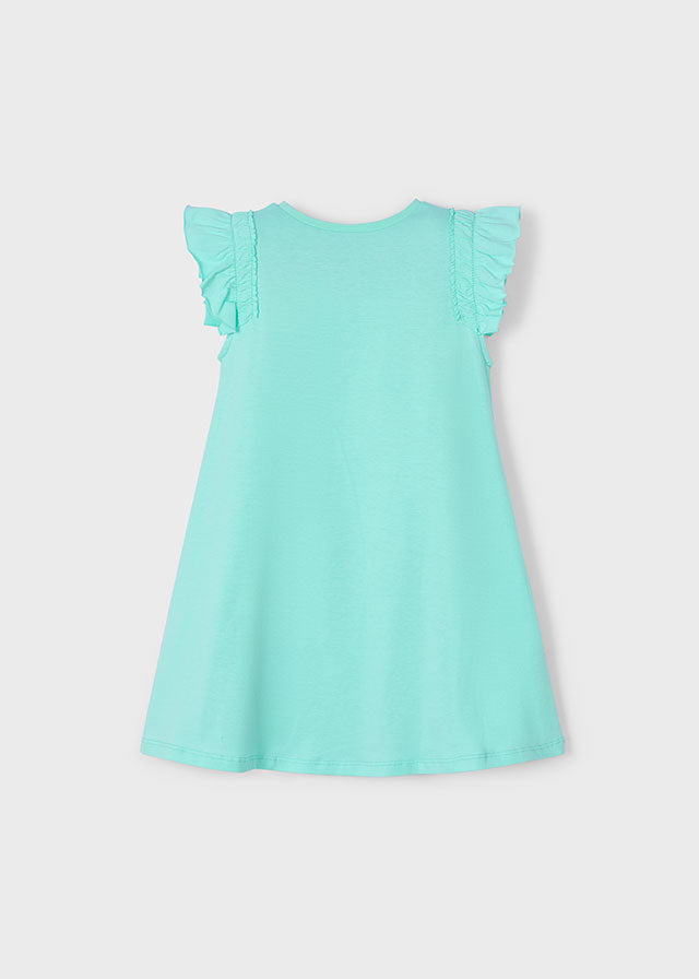 Mayoral Girls Teal Ice Cream Dress with Matching Purse Baby Go Round, Inc. Mayoral Girls Teal Ice Cream Dress with Matching Purse Baby Go Round, Inc.