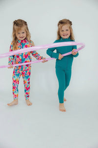 Mila & Rose Heart Hustle Full-Zip Ruffle Active Jacket