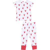 Angel Dear Lobster Bamboo Short Sleeve Loungewear Set