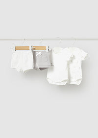 Mayoral Knit Set (4 Garments) for Baby-Goose Neutrals
