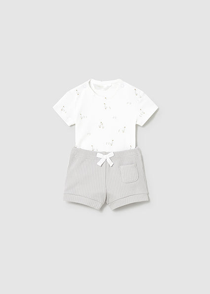 Mayoral Knit Set (4 Garments) for Baby-Goose Neutrals