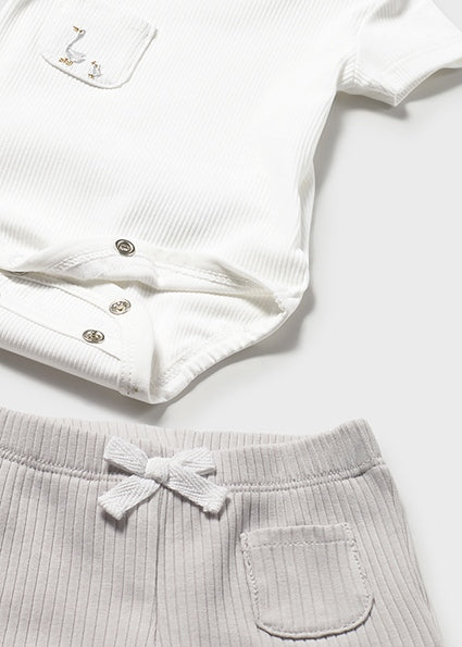 Mayoral Knit Set (4 Garments) for Baby-Goose Neutrals