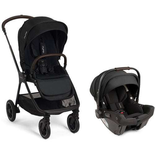 luxury stroller travel system Nuna PIPA Urbn + TRIV Next Travel System Caviar