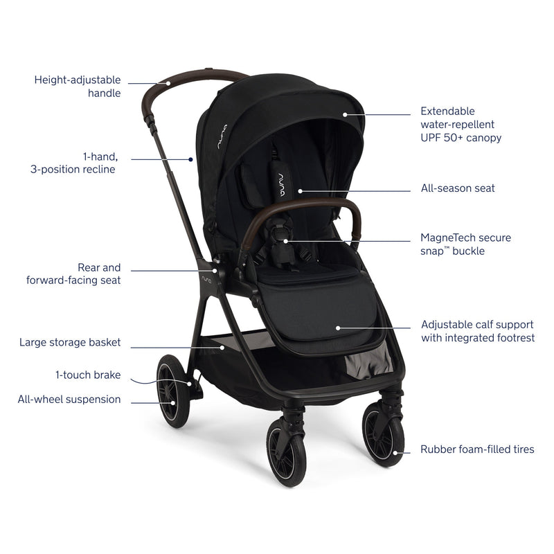 Nuna TRIV Next Stroller + PIPA Urbn Travel System