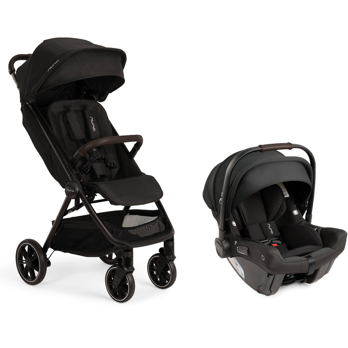 black nuna stroller Nuna PIPA Urbn + TRVL LX Travel System