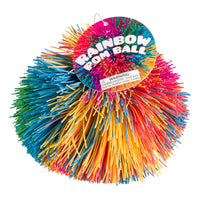 Toysmith Rainbow Pom Pom Ball