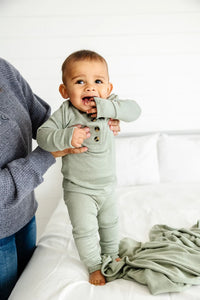 Lou Lou and Company Collins Plush Knit Top + Bottom
