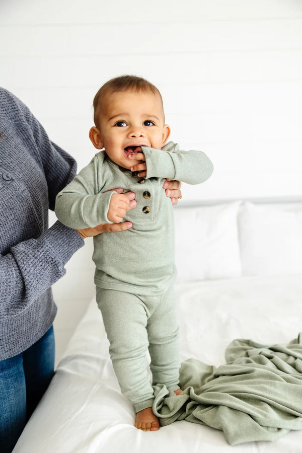 Lou Lou and Company Collins Plush Knit Top + Bottom