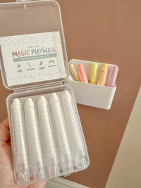 Cherrypick - Dustless Chalk Crayons + Magnetic Holder Bundle for Magic Playwall