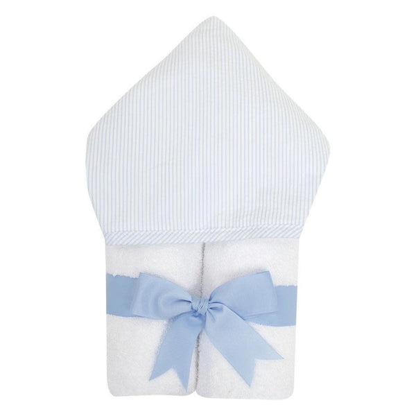 3 Marthas Seersucker Stripe Hooded Towel