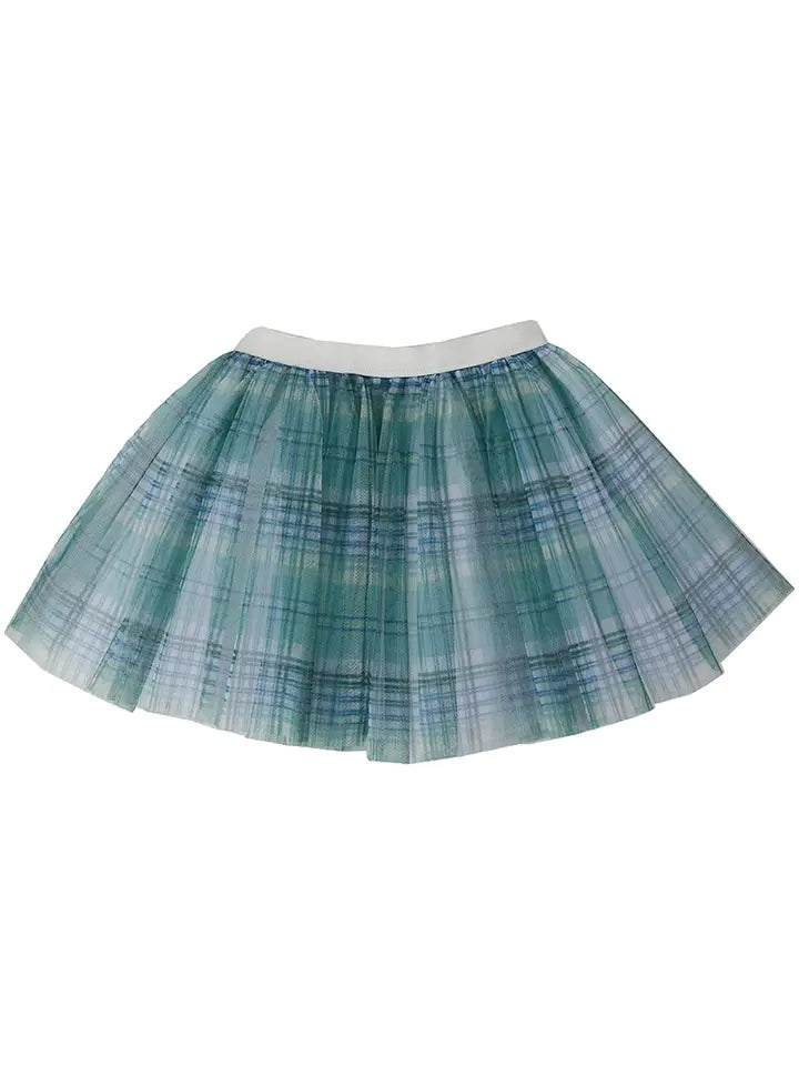 Sparkle Sisters Green Plaid Tutu