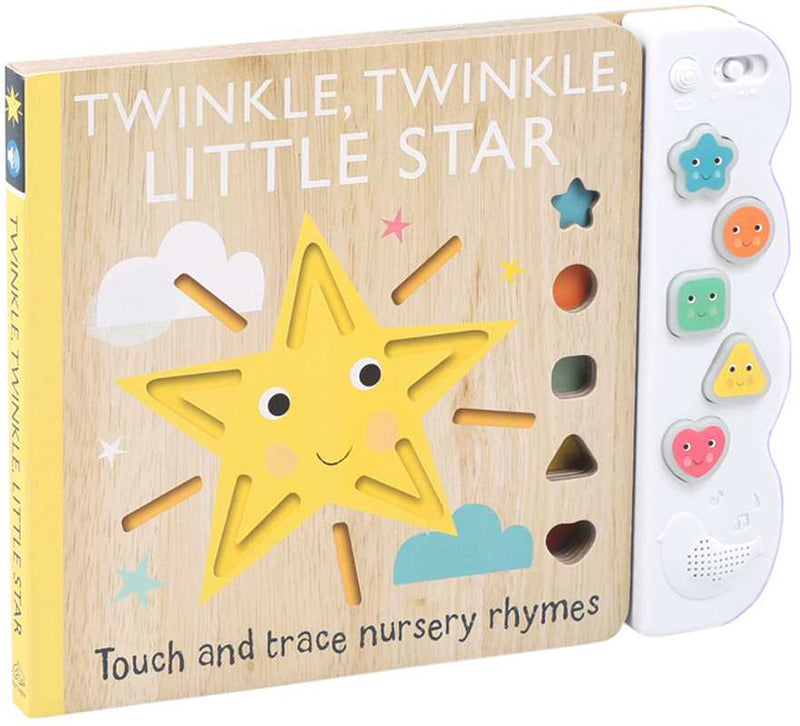 Simon & Schuster - Touch and Trace Nursery Rhymes: Twinkle, Twinkle Little Star with 5-Buttton Light and Sound by Editors of Silver Dolphin Books