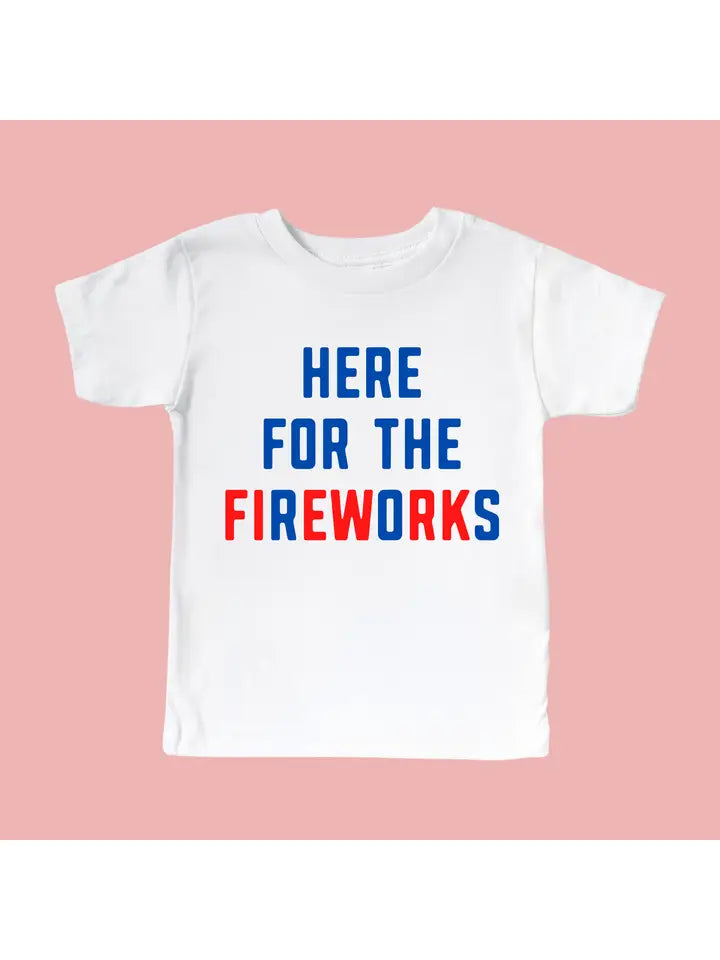 Benny & Ray Here For the Fireworks Toddler and Youth 4th of July Shirt