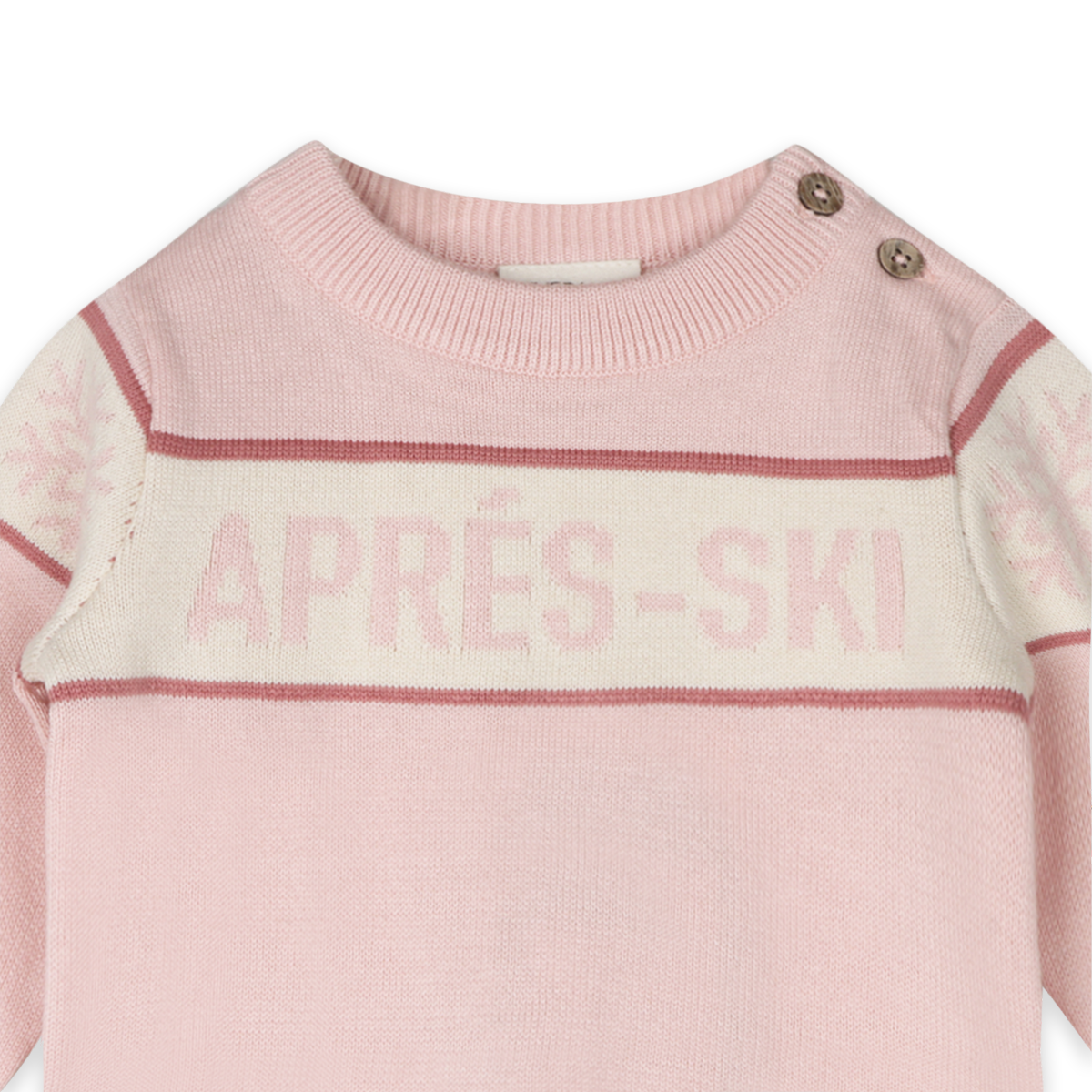 Viverano Organics - Apres Ski Baby Knit Wordy Pullover (Organic Cotton)