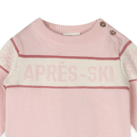 Viverano Organics - Apres Ski Baby Knit Wordy Pullover (Organic Cotton)