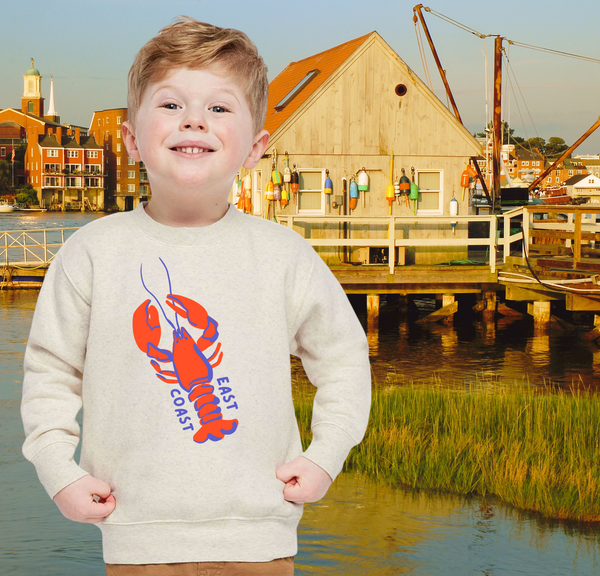 Spruce Seed - Kids Crewneck Sweatshirt- East Coast Lobster