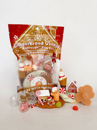 Earth Grown KidDoughs (KidDoughs by EGKD) - Gingerbread Village KidDough Play Kit