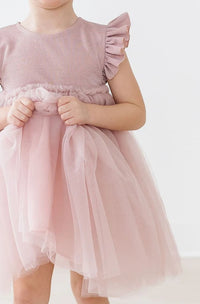 Mila & Rose Dusty Pink Shimmer Tutu Dress