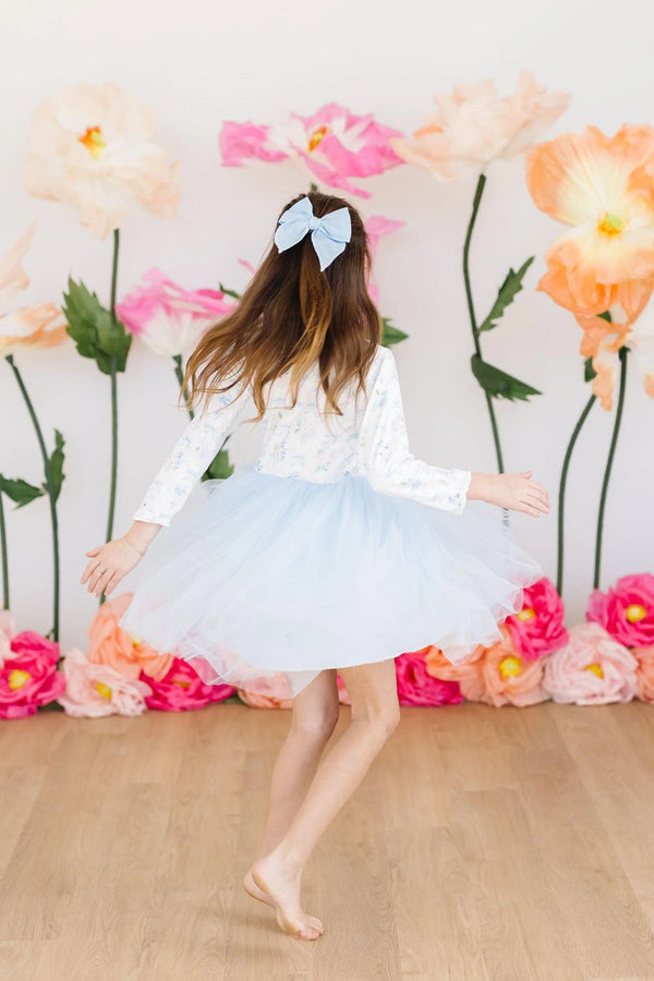 Mila & Rose English Garden Long Sleeve Tutu Dress