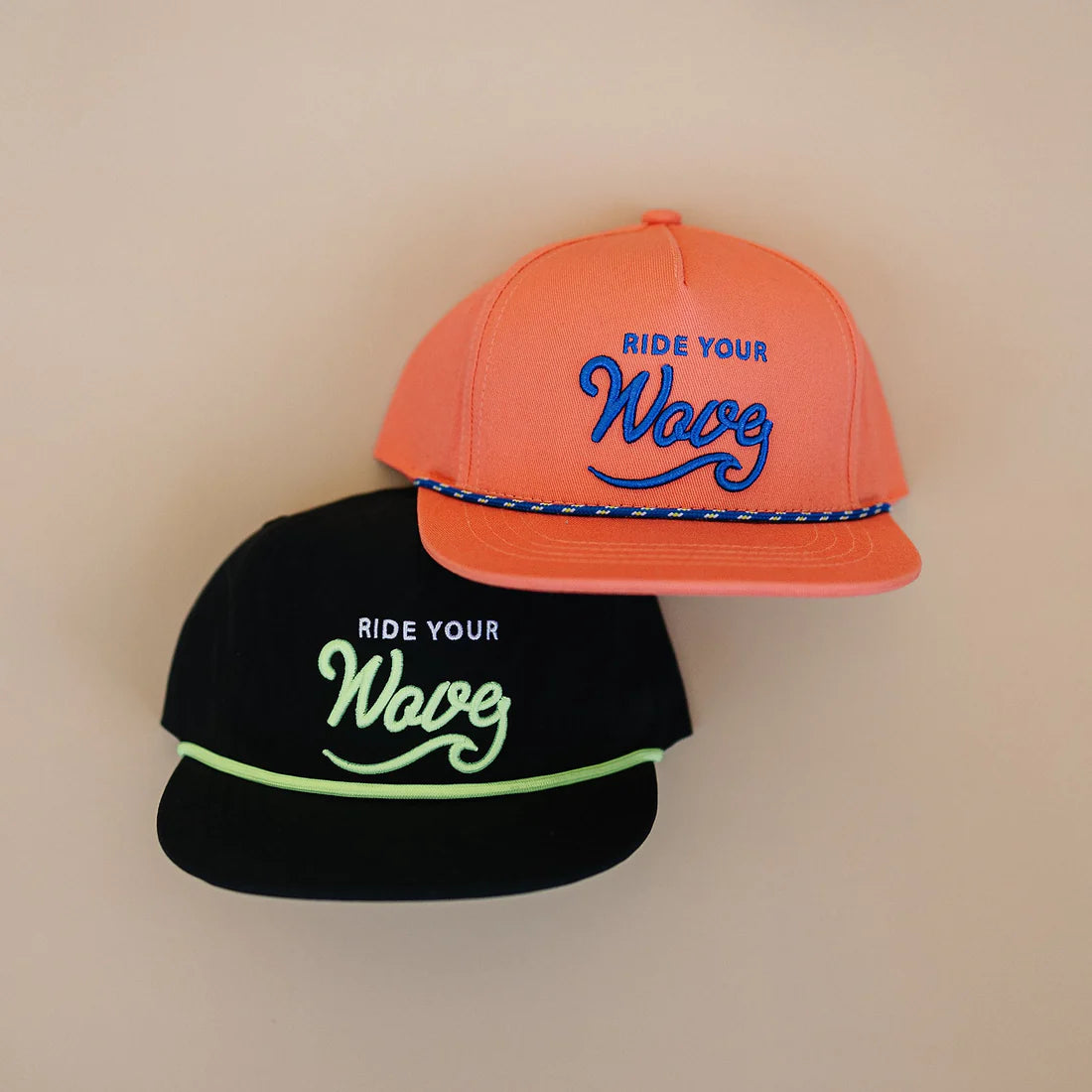 Cash and Co Ride the Wave Hat - Coral or Black