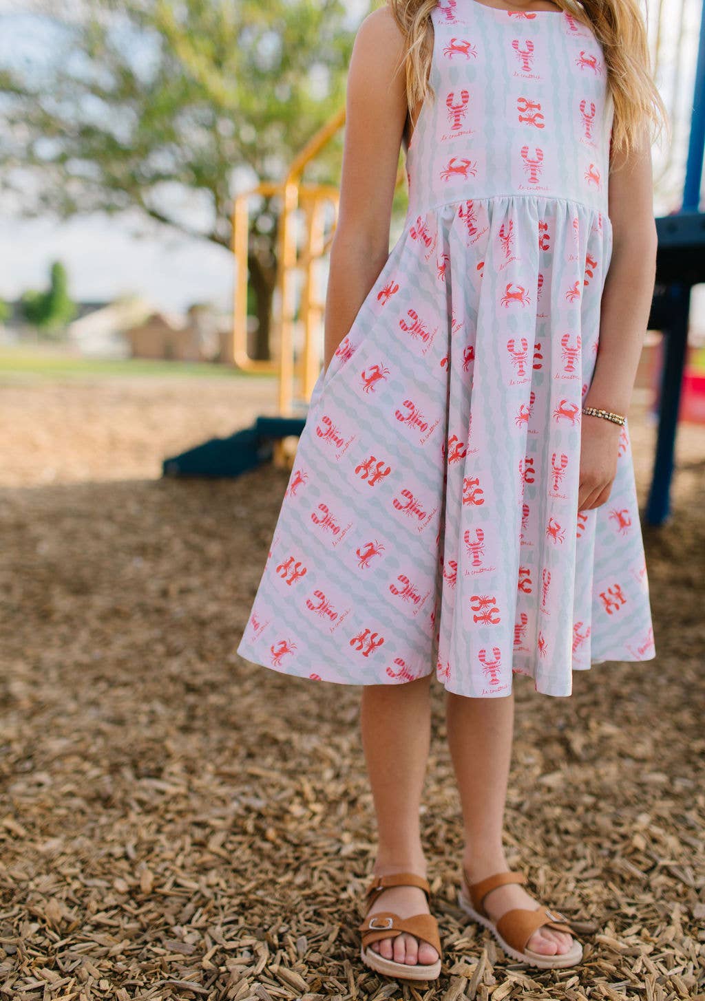 Ollie Jay - Sofia Dress in Le Crustace | Girls Twirl Dress