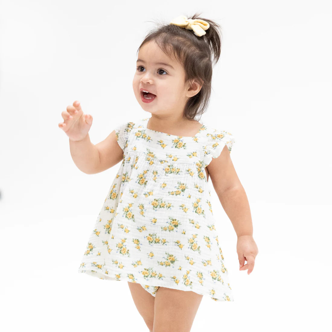 Angel Dear Sunshine Roses  Pinafore and High Waisted Bloomer