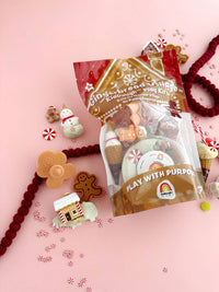 Earth Grown KidDoughs (KidDoughs by EGKD) - Gingerbread Village KidDough Play Kit