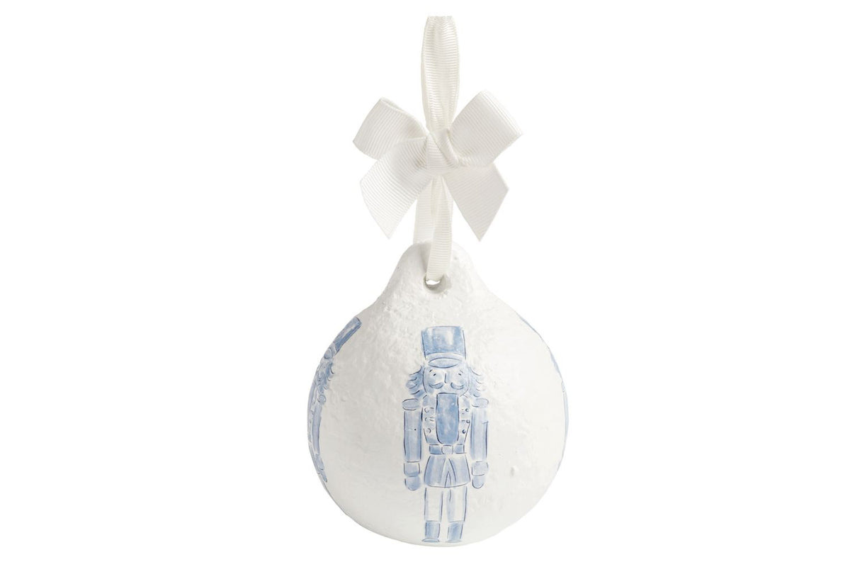 Mud Pie Nutcracker Papier-Mâché Ornament